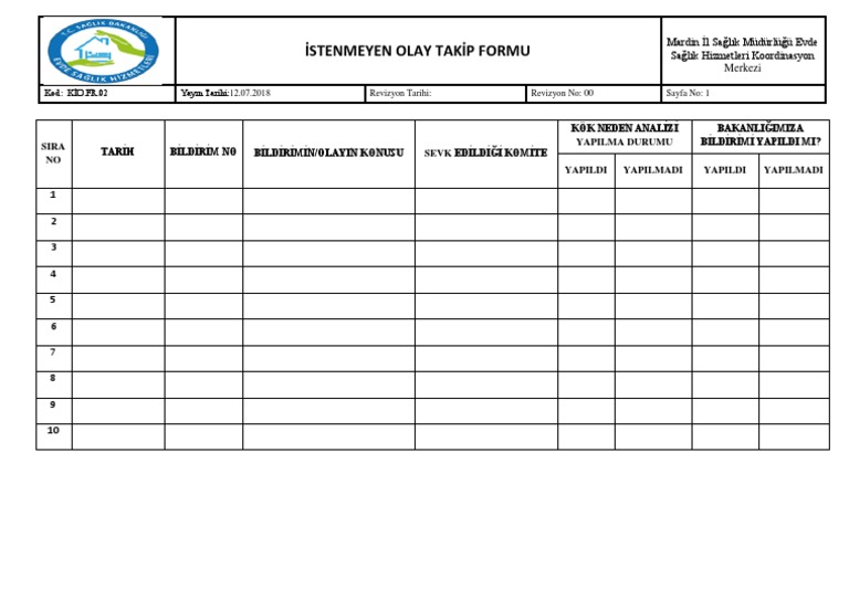 ki o fr 02 istenmeyen olay taki p formu pdf