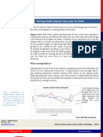 Event Note - Proposal On Freeing Savings Bank Rate