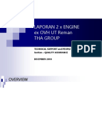 Laporan 2 X Engine Ex OVH UT Reman Tha Group