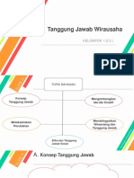 Tanggung Jawab Wirausaha: Kelompok I (2.3)