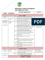 Rancangan Pelajaran Tahunan 2019 Matematik Tingkatan 3