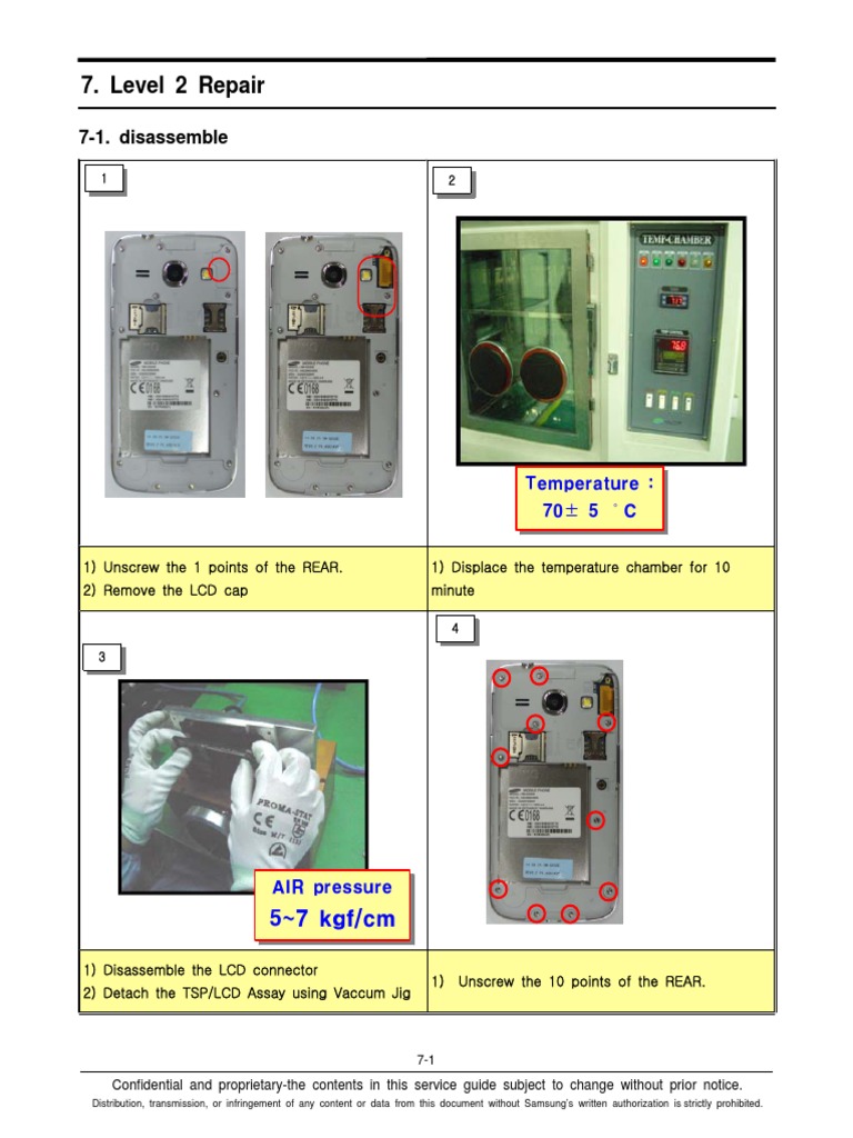 Disassembly Instructions for Level 2 Repair | PDF | Nature