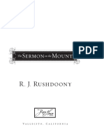 Sermon on the Mount-Rushdoony
