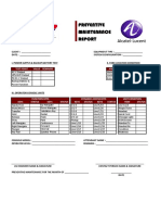 Preventive Maintenance: Test Point Remarks Area Status Value Remarks