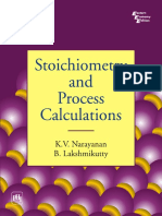 Stoichiometry and Process Calculations (T.L) PDF