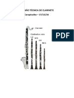 APOSTILA PARA CLARINETE