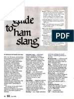 A Guide To Ham Slang