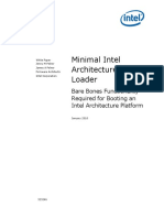 Minimal Intel Architecture Boot Loader Paper