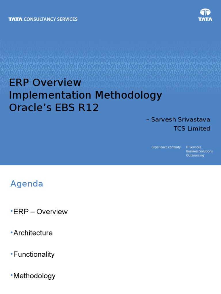 Oracle R12 Implementation Project Plan – MKEAYJ