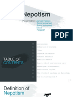 Nepotism Powerpoint