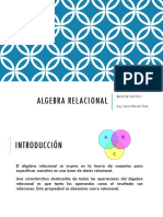 08 Base de Datos I - Álgebra Relacional