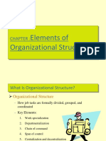 Elements of Organizational Structure