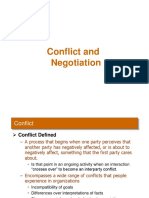 Conflict and Negotiation