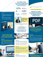 Public Procurement Conference and Seminar Training Brochure - Purchasing Advantage - Omid Ghamami, MBA, CPSCM