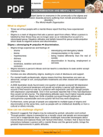 Understanding Mental Illness Stigma | PDF | Social Stigma | Mental Disorder