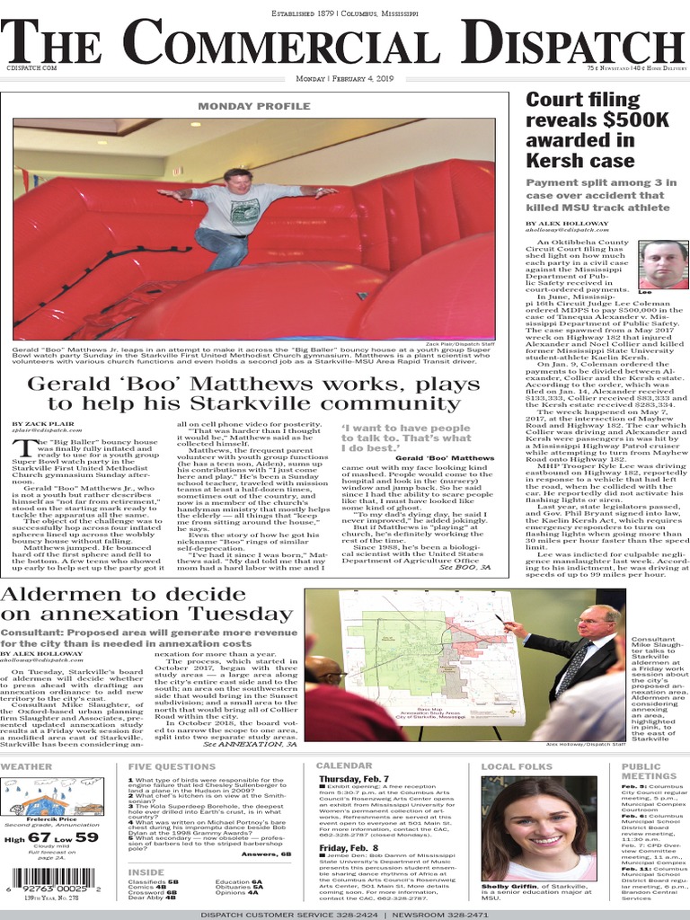 Commercial Dispatch eEdition 2-4-19 | United States Postal ...