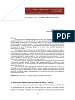 El Desierto Entra A Buenos Aires, A Propósito de Borges y Amorim