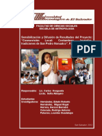 Cosmovisión Local - Costumbres - Leyendas - Tradiciones de San Pedro Nonualco-Socialización y Proceso de Empoderamiento de La Cosmovisión Local Sampedrana PDF