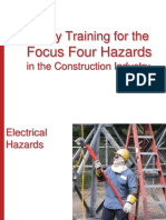 Safety Training For The: Focus Four Hazards