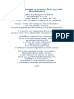 Oración A La Virgen para Los Momentos de Desesperación