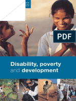 Disability Poverty and Development