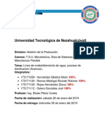 Informe de Linea de Embotellado de Agua