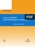 Acceso A La Justicia Nicaragua, Materia Derechos Humanos - 2009, MODULO AUTOFORMATIVO