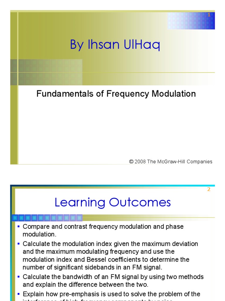 Fundamentals Of Frequency Modulation – WWER