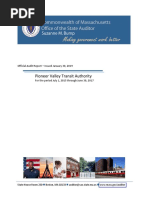 Massachusetts Auditor report on the PVTA 