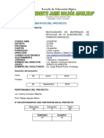 Proyecto de Reutilización de Materiales de Reciclaje