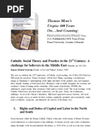 Catholic Social Theory and Practice in the 21st Century