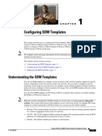 Configuring SDM Templates