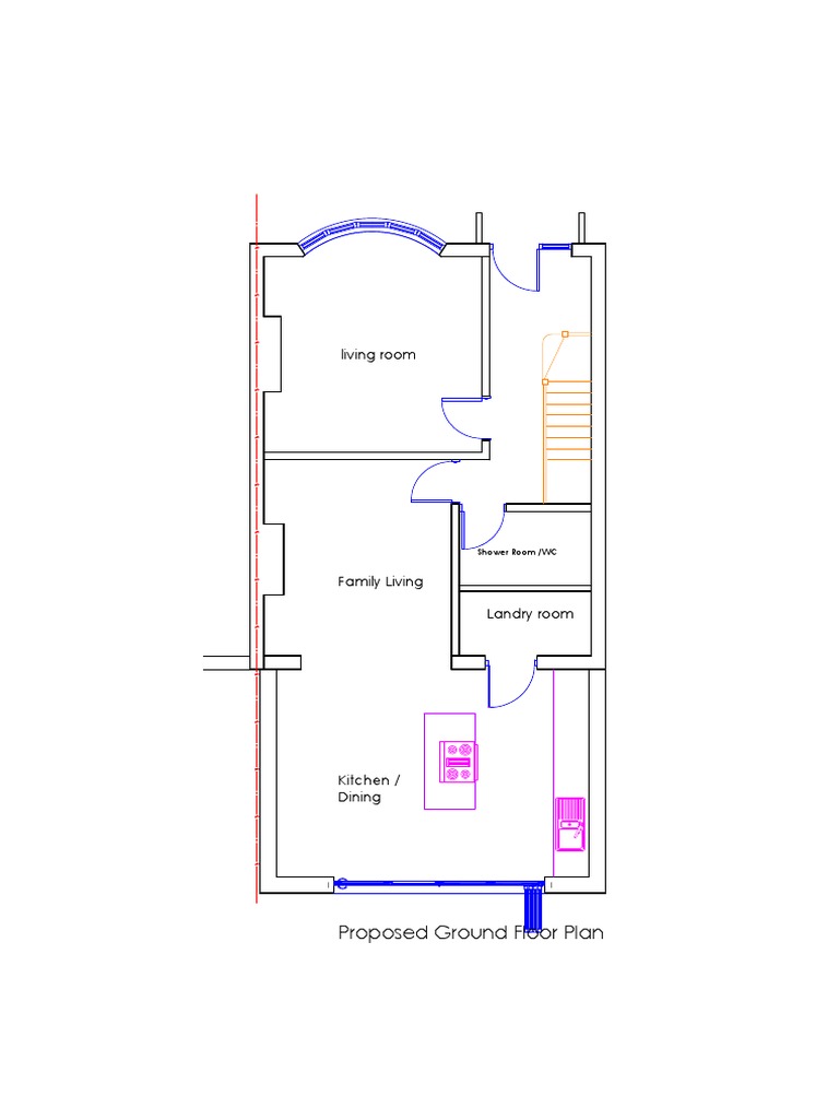 Proposed Ground Floor Plan: Living Room | PDF