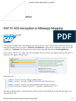 SAP PI AES Encryption in Message Mapping - Jaehoo Weblog