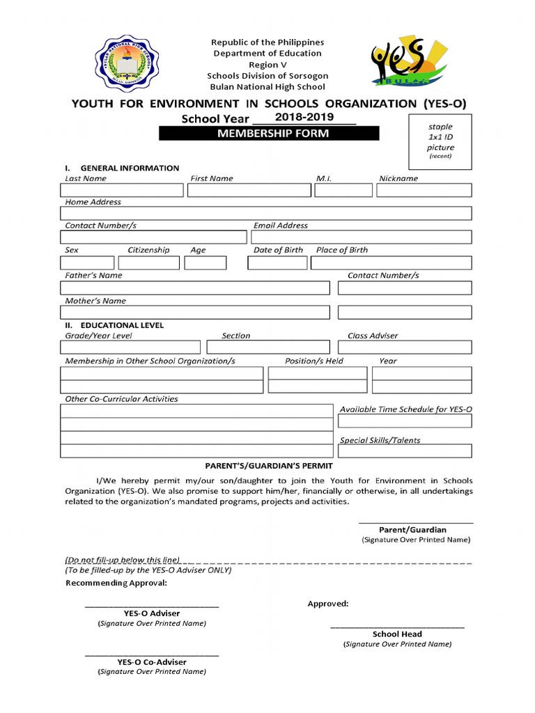 Yes o Membership | PDF