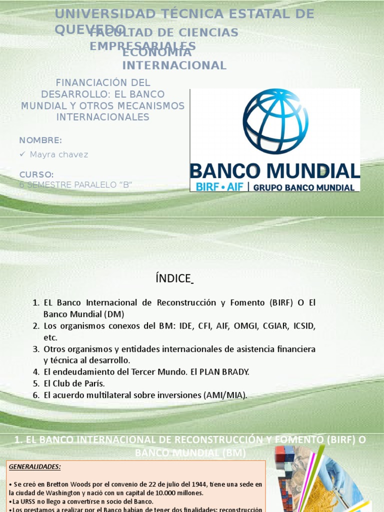 Image Result For Estndares Ambientales Y Sociales En La Condicionalidad Del Banco Mundial