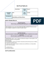 NIT LAN Emplate: What Is The Big, Overarching Question Guiding Your Unit Plan?