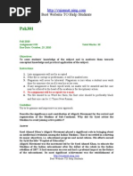 PAK301 Pakistan Studies Assignment