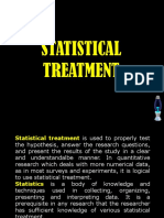 Statistical Treatment