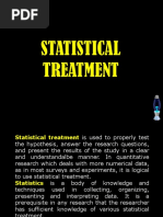 Statistical Treatment