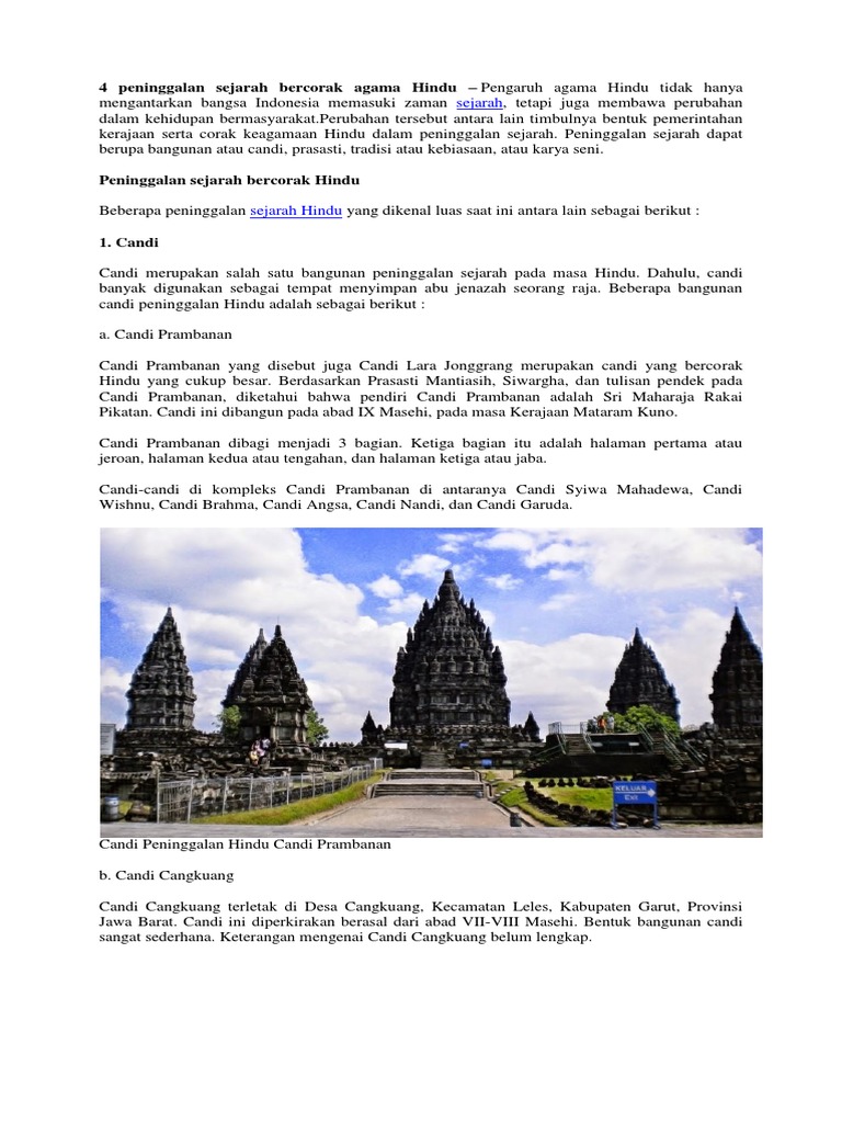 Teks Cerita Sejarah Candi Borobudur