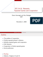 Lecture 15 - Repeated Games and Cooperation PDF