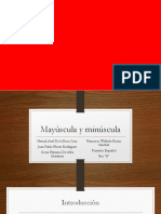 Mayúscula y Minúscula