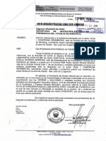 Informe Relacionado A La Solicitud de Mayor Patrullaje y Presencia Policial en La Zona de Zarate - San Juan de Lurigancho