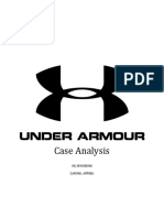 Under Armour Case Analysis - OK & ZAMORA