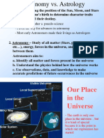 Not Science..rather A Psuedo-Science - Paved The Way For Advances in Astronomy - Most Early Astronomers Made Their Livings As Astrologers