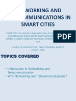 Networking and Telecommunications in Smart Cities