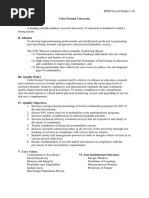 CNU's Vision and Mission Analysis | PDF | Goal | University