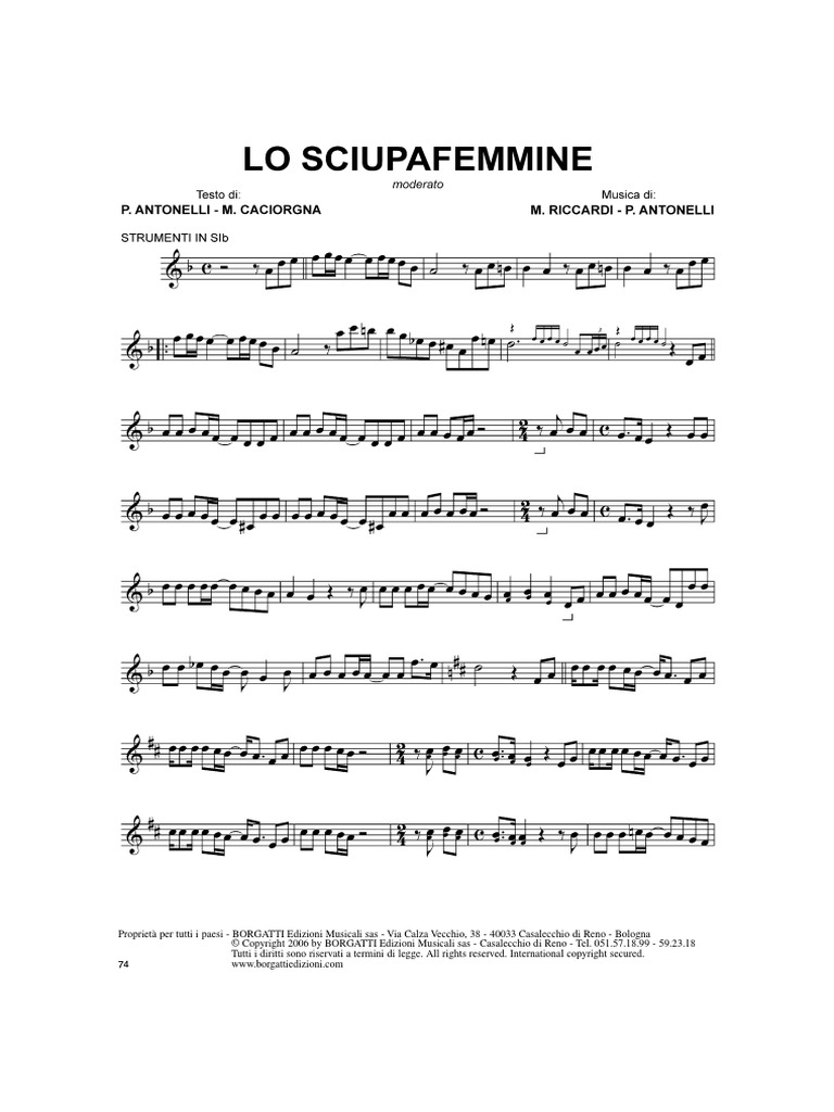 Lo Sciupafemmine PDF