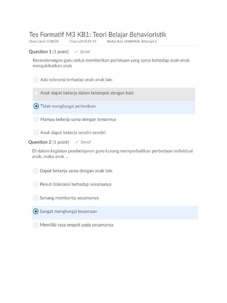 Tes Formatif M3 Kb3 Teori Belajar Konstruktivistik Tutorial Lif Co Id